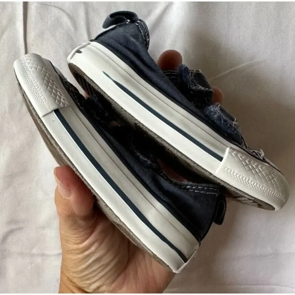 CONVERSE-Chuck Taylor All Star Easy-On Hook and Loop sneaker, Blue/Infant US SZ4